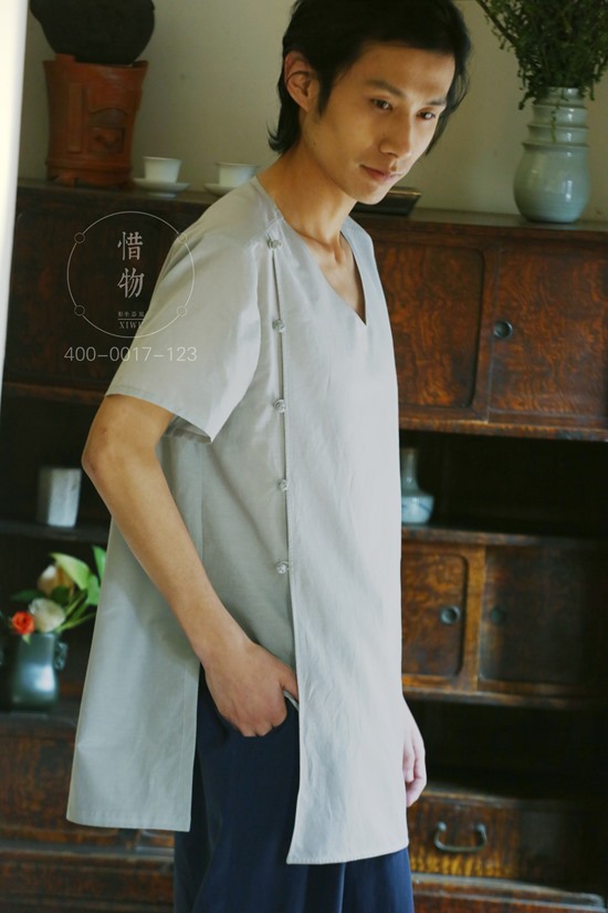 惜物服饰－男士棉麻茶服系列－中国茶服第一品牌