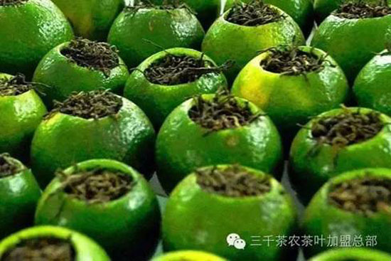 小青柑-普洱茶
